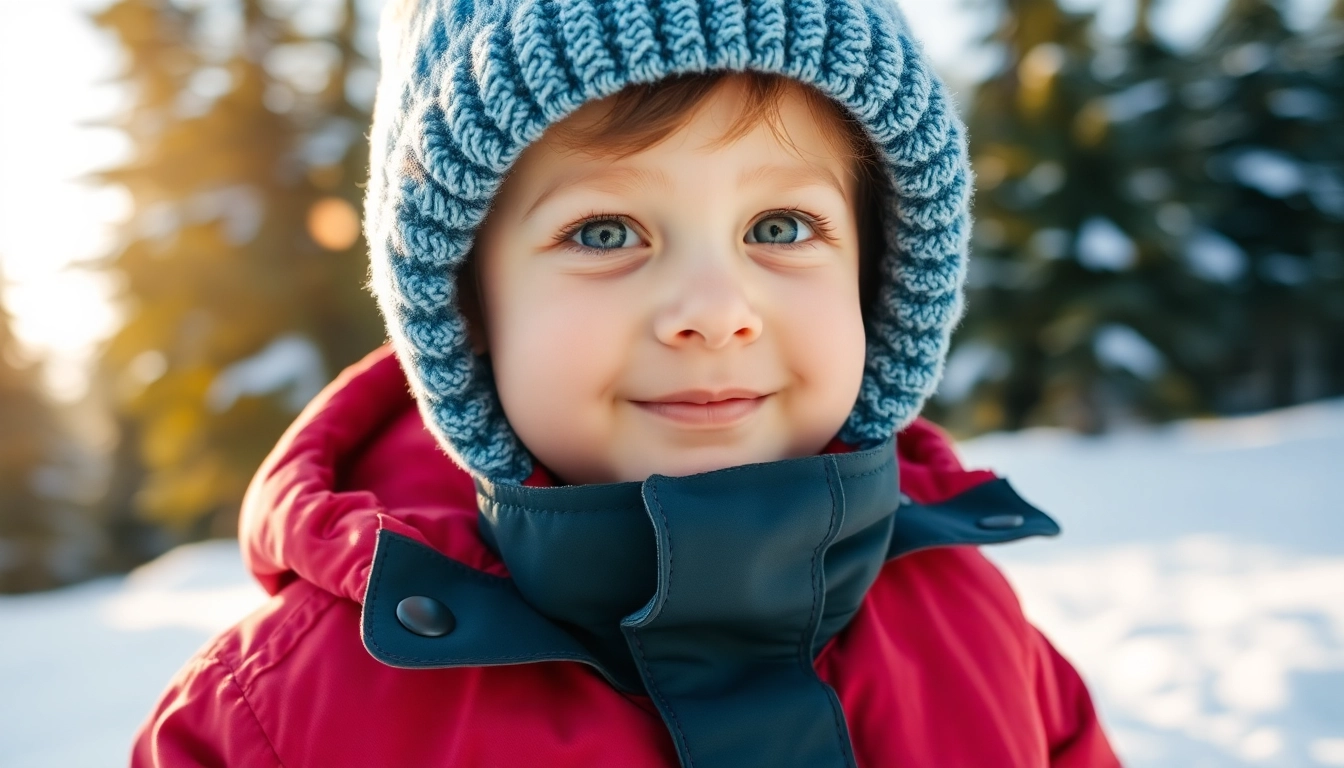 Paras vuorellinen kurahaalari in use during winter, showcasing durability, warmth, and water resistance for active children outdoors.