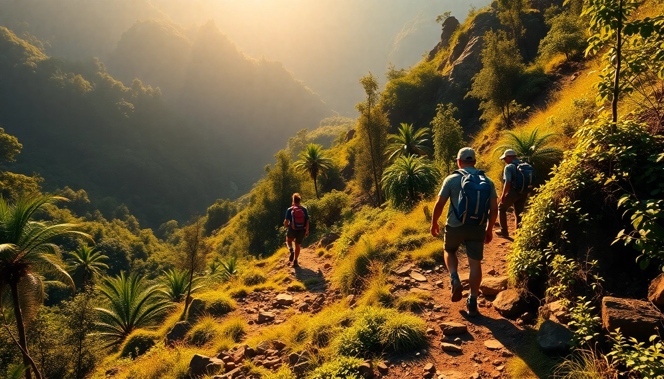 Trekking in Indonesia: Discover scenic mountain trails with lush forests and challenging terrains for adventure seekers.