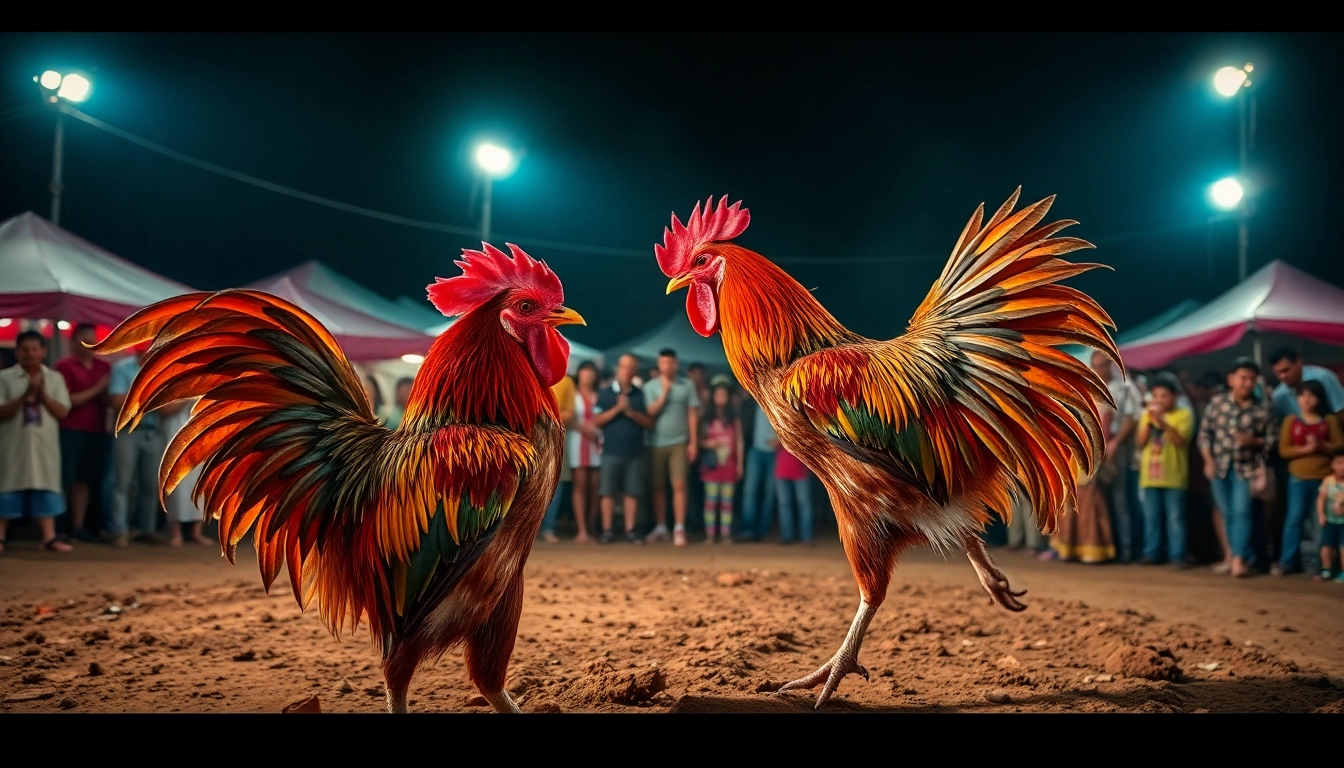 Alo789 platform showcasing vivid images of live cockfighting matches with energetic crowds, emphasizing trusted online betting on traditional gà đá fights.