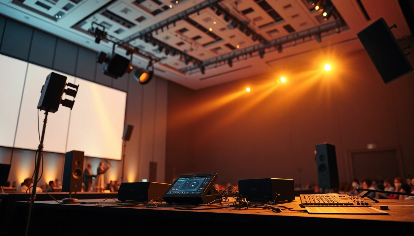 Professionelle Licht- und Tontechnik Köln in Aktion bei einem Event mit beeindruckender Beleuchtung und Klangqualität, bereit für unvergessliche Veranstaltungen.