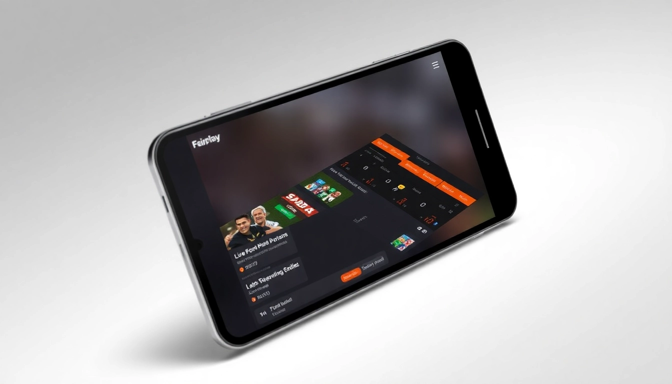 Screenshot of the fairplay app dashboard highlighting sports betting options and user login feature for seamless gaming experience.
