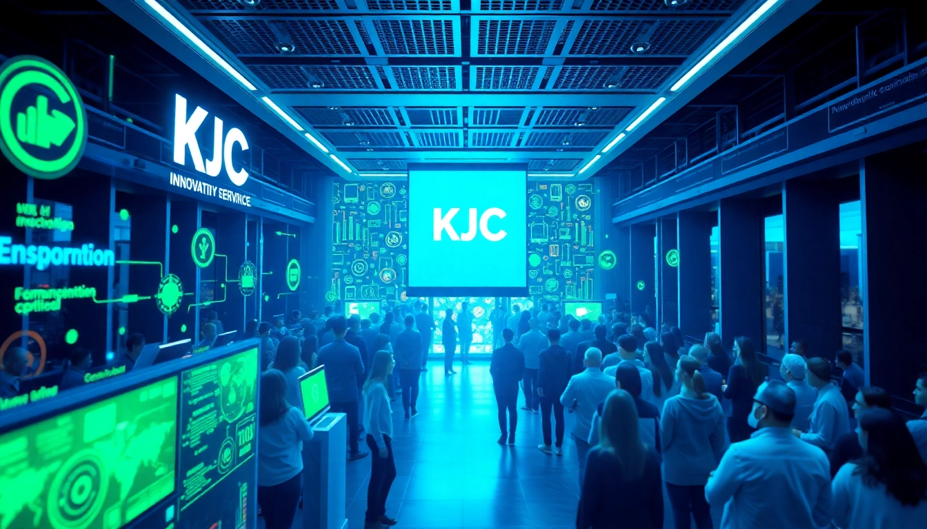 KJC's innovative digital platform showcases global connectivity, security features, and modern technology, fostering engagement.