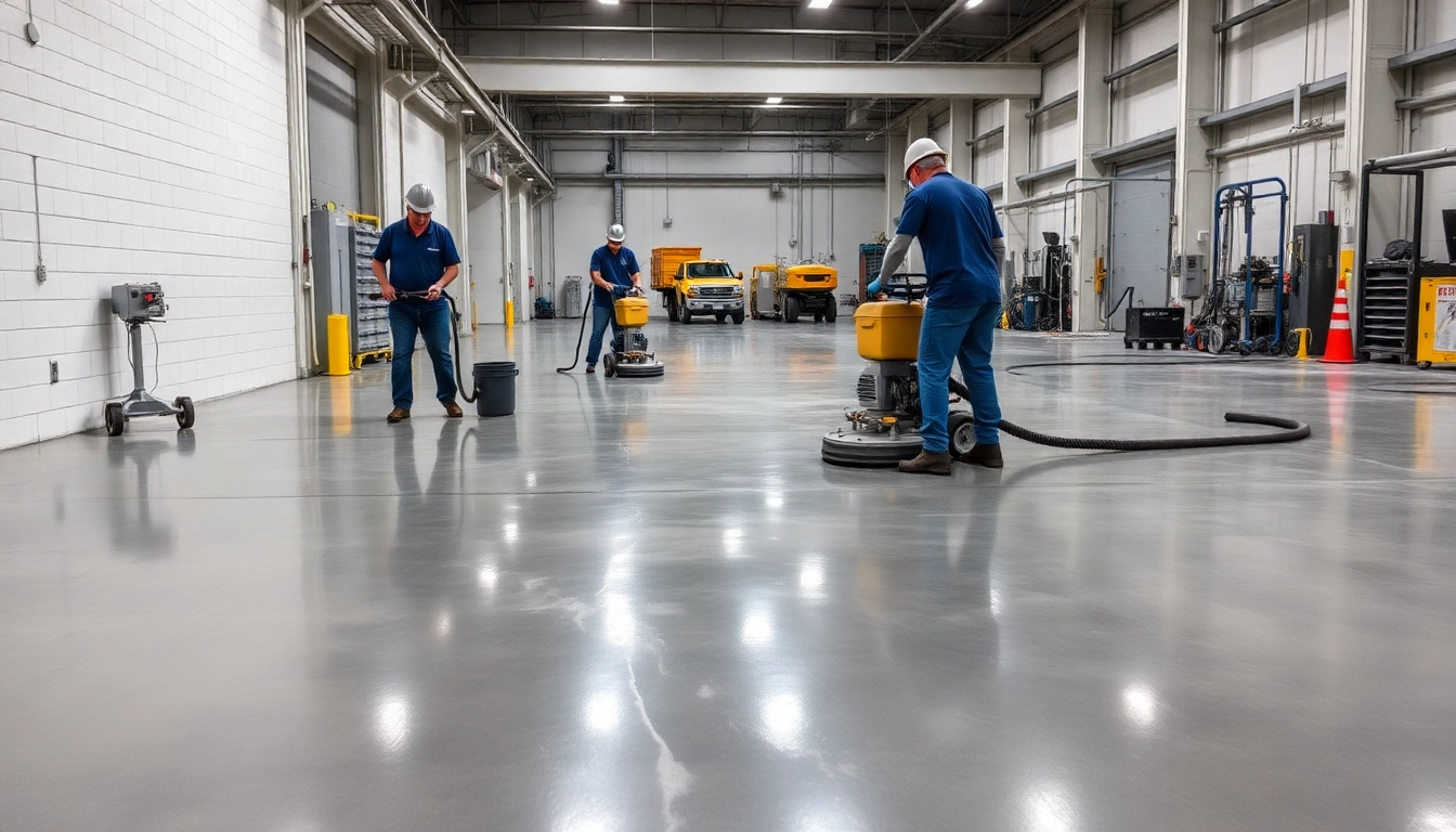 Concrete grinding Birmingham experts smoothing and polishing industrial floors with precision